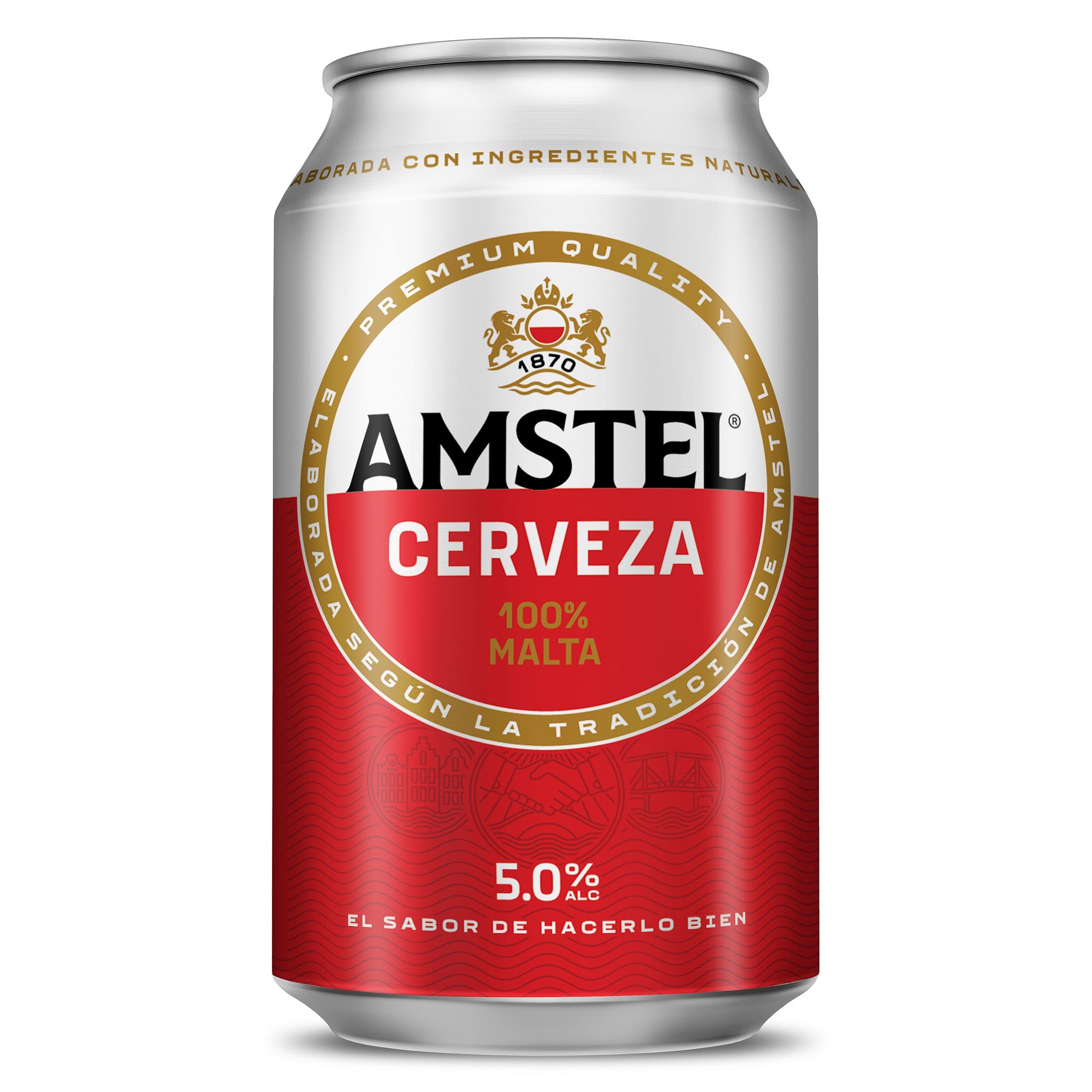 Cerveza Amstel Lata 33 Cl