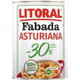 Fabada Asturiana Menos 30% Sal Y Grasa Litoral Lata 420 G (24548703)
