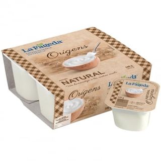 Yogur Natural Orígenes La Fageda Pack De 4 Unidades De 125 G.