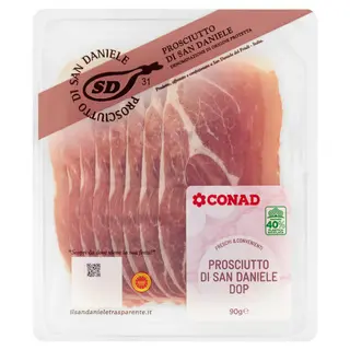 CONAD Freschi & Convenienti Prosciutto di San Daniele DOP 90 g - 8003170102941