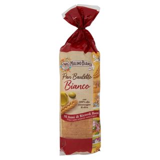 Mulino Bianco Pan Bauletto Bianco Pane Ideale per Panini 400g