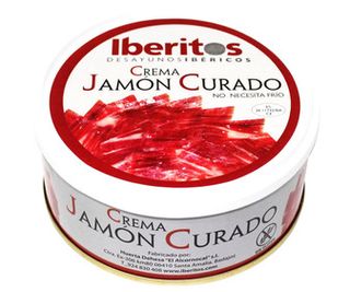 Crema de Jamón Curado Iberitos 250 Gramos.
