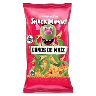 Conos De Maíz Sabor Queso Y Bacon Dia Snack Maniac 100 G