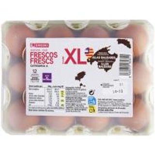 Huevo Xl Baleares Eroski, Cartón 1 Docena (18825448)