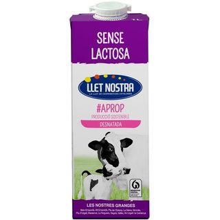 Leche Desnatada Sin Lactosa Llet Nostra Brik 1 L (24567257)