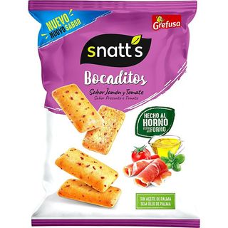 SNATT'S Bocaditos De Jamón Y Tomate 110 G