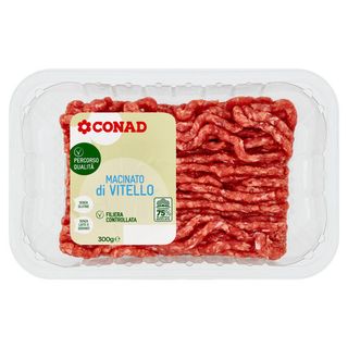 CONAD Percorso Qualità Macinato di Vitello 0,300 kg - 8003170072244