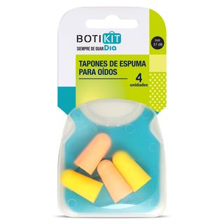 Tapones Para Oídos Botikit De Dia Caja 4 Unidades