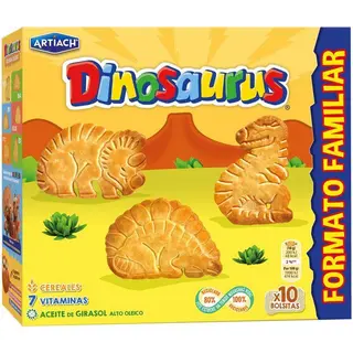 Galleta Dinosaurus Artiach, Caja 411 G