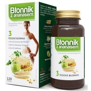 Colfarm Błonnik z ananasem 120 tabletek