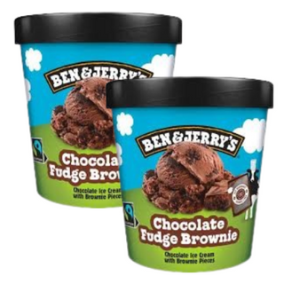 Pack 2x Ben&Jerrys Fudge Brownie 465ml