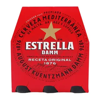 Cerveja com Álcool Estrella Damm (emb. 6 x 25 cl)