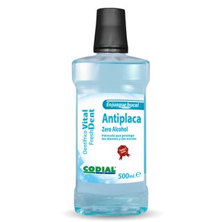 Enjuague Bucal Antiplaca Sin Alcohol 500Ml. Vital (8435043500071)