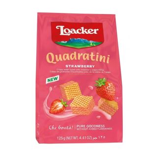 Loacker Quadratini Wafer Fragola 125g
