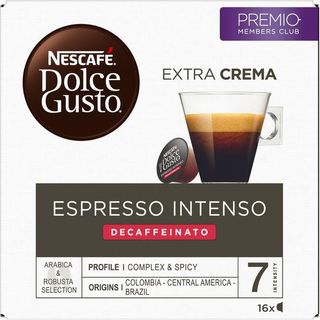 Café Espresso Descafeinado Intenso Dolce Gusto, Caja 16 Uds. (18240440)