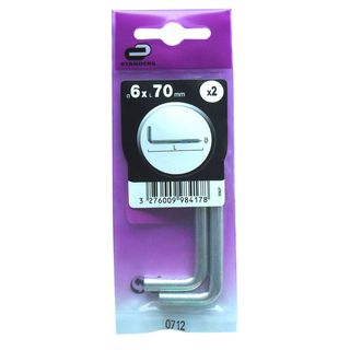 2 Escapulas Rosc Aco Zinc 6X70 (15692481)