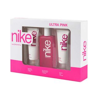 Ultra Pinck Woman EDT Ns 100 Ml Vapo + Body Lotion 75 Ml + Gel De Baño 75 Ml Nike 114225