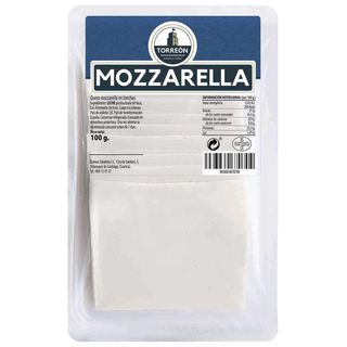 Queso Mozzarella Lonchas Torreón, 100 G (25247727)