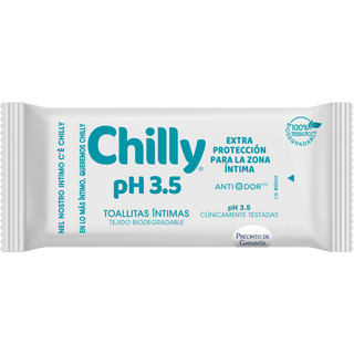 Toallitas Íntimas Extra Protección pH 3,5 - Chilly - 12 unidades 8002410033427