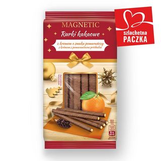 Magnetic Rurki kakaowe z kremem o smaku pomarańczy 220 g