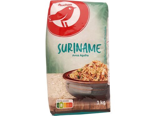 ARROZ AGULHA AUCHAN EXTRA LONGO SURINAME 1KG