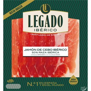 Jamón De Cebo Ibérico 50% Lonchas, Paquete 60 G
