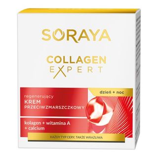 Soraya Collagen Expert Krem regenerujący przeciwzmarszczkowy, 50 ml