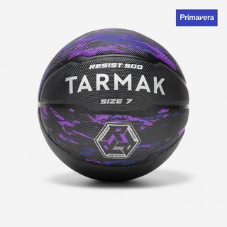 Balón de baloncesto talla 7 R500 violeta negro.Talla única Morado