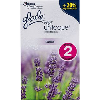 GLADE Recambio Ambientador Un Toque Lavanda 2 Unidades