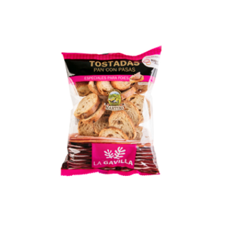 Tostadas De Pan Con Pasas Especial Foie Gras Martiko La Gavilla 100Gr.