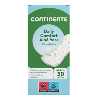 Pensos Diários Comfort Aloe Vera Continente (emb. 30 un)