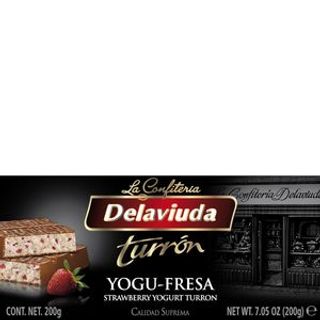 DELAVIUDA Turrón Yogur Y Fresa 200 G