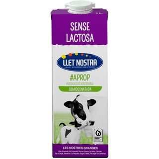 Leche Semidesnatada Sin Lactosa Llet Nostra Brik 1 L (24567240)