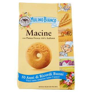 Mulino Bianco Macine Biscotti con Panna Fresca 350g - 8076809572897