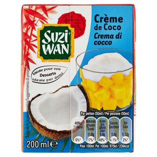 Suzi Wan Crema Di Cocco 200 Ml