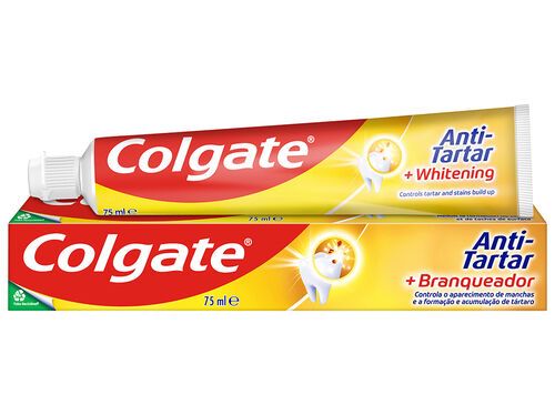PASTA DE DENTES ANTI-TÁRTARO BRANQUEADORA COLGATE 75ML