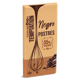 Chocolate Negro 55% Cacao Para Postres Dia Temptation 200 G