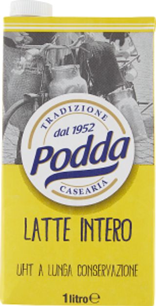 Podda Latte Intero UHT a Lunga Conservazione 1 l