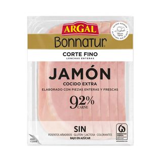 Jamon Cocido Extra Finas Lonchas Bonnatur 130 G