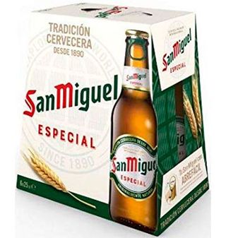 Cerveza San Miguel 25 Cl 6 Uds.