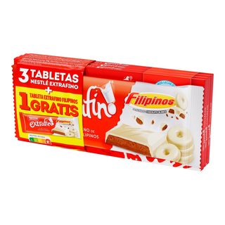 Chocolate Extraf.C/Leche Nestle 3X125G