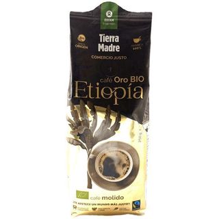 Café Molido Etiopía Oro 100% Arábica O. Intermon, Paquete 250 G (26189621)