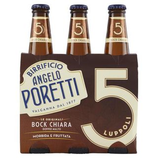 Birrificio Angelo Poretti Bock Chiara 5 Luppoli 3 x 33 cl