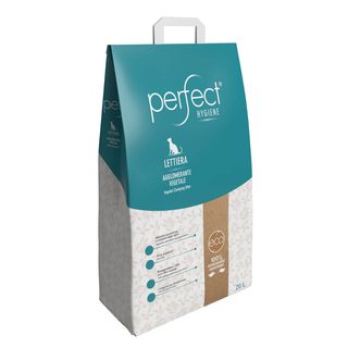 Perfect lettiera gatto agglomerante eco vegetale 20l