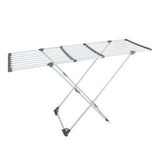 Stendibiancheria estensibile grigio, - 108-190x94x57 cm