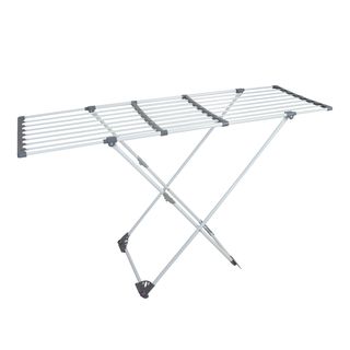 Stendibiancheria estensibile grigio, - 108-190x94x57 cm