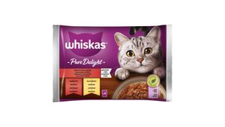 Whiskas - Karma mokra wołowina kurczak dla kota - 4 x 85 g