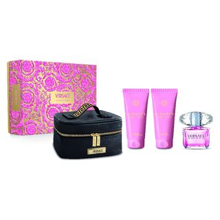 Estuche Bright Crystal Edt Versace Edt 90 Ml + Gel 100 Ml + Body Lotion 100 Ml + Neceser  (8011003884841)
