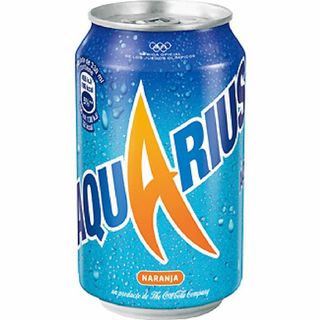Bebida Isot. Naranja Aquarius Lata 33Cl
