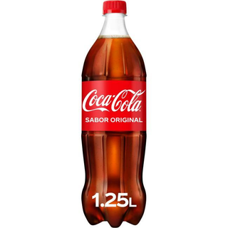 Refresco De Cola Coca Cola, Botella 1,25 Litros